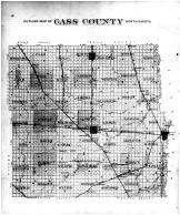 Cass County Outline Map, Cass County 1893 Microfilm